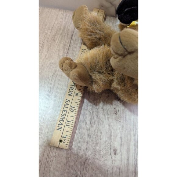 vintage Walmart cowboy safari monkey  in hat plush stuffed animal toy  9" - Picture 6 of 7